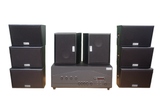 [Diện tích 160m2 + 04 Kênh] A917_TH-4K Goldsound 4 vùng âm lượng 1500w + 8 loa Goldsound ngoài trời V50NT_TH 50w, Amply 4 - 6 vùng âm lượng, loa được thiết kế riêng cho quán, bật lớn không tạp âm, miễn phí công lắp đặt, bảo hành 12 tháng