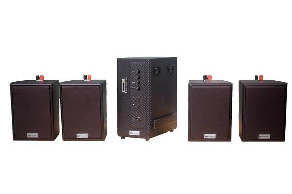 [Diện tích 80m2] AMT154_SG Goldsound 150w + 4 loa Goldsound V25C_SG 25w loa được thiết kế riêng cho quán, bật lớn không tạp âm, miễn phí công lắp đặt, bảo hành dài hạn 5 năm.