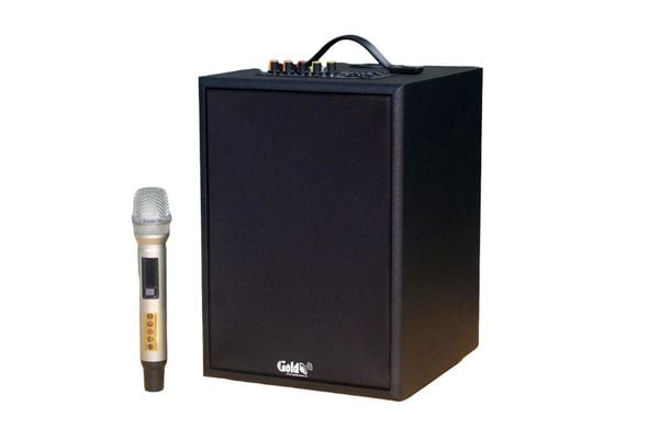 Loa trường học M120 Goldsound: 1 Micro không dây, công suất 120w, bass 20cm, treble 10cm, bluetooth 5.0