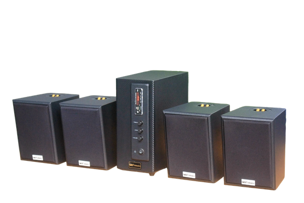 Dàn loa treo tường: Amply A155 Goldsound 150w + 4 loa Goldsound V25C 25W, loa được thiết kế riêng cho quán, bật lớn không tạp âm, miễn phí công lắp đặt, bảo hành dài hạn 5 năm.