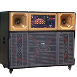 Loa kéo D2000 Goldsound (2 Bass 40cm, 2000w, kèm 2 Micro, pin 6-8H)