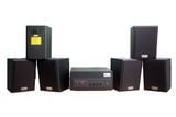 [Diện tích 120m2 + 2 Kênh] Amply A501_DA Goldsound 500w + 6 loa Goldsound V25C_DA 25w, loa được thiết kế riêng cho quán, bật lớn không tạp âm, miễn phí công lắp đặt, bảo hành dài hạn 5 năm.