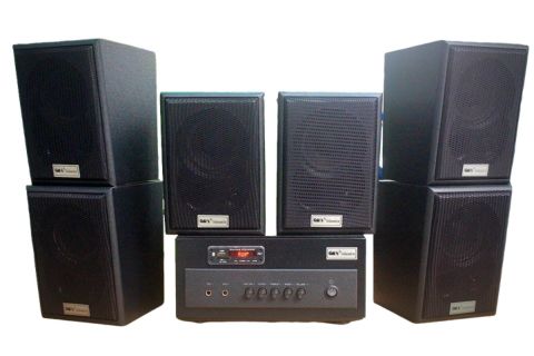 [Diện tích 120m2 + 2 Kênh] Amply A401 + 6 V25C