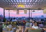 Loa Goldsound cho Kumo Rooftop Bar, TP.HCM, amply 2 kênh 200w, bluetooth 5.0, loa V25C - 25w, loa được thiết kế riêng cho quán, bật lớn không tạp âm, miễn phí công lắp đặt, bảo hành dài hạn 5 năm