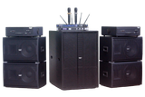Dàn Karaoke kinh doanh K110 Goldsound (Loa V258PU-KA, Cục đẩy A958PU-2K, A957PU-1K, JBL KX180, Micro SLS S800,...)