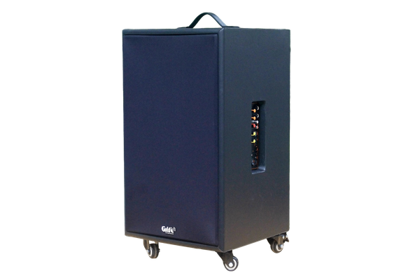 Loa di động D230PU, pin 4 - 6 tiếng, công suất 230w, bass 25 inch, 1 treble, bluetooth 5.0, cổng cắm Micro, cổng rca, khe usb, thiết kế loa thùng gỗ, cao 57.25 cm, rộng 35.5 cm, sâu 36 cm. Bảo hành 12 tháng