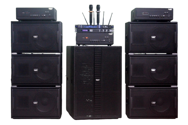 Dàn Karaoke kinh doanh K130 Goldsound (Loa V258PU-KA, Cục đẩy A958PU-2K, A957PU-1K, JBL KX180, Micro SLS S800,...)