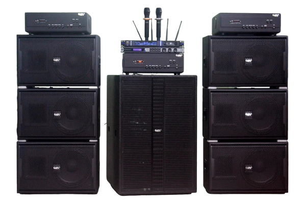 Dàn Karaoke kinh doanh K130 Goldsound (Loa V258PU-KA, Cục đẩy A958PU-2K, A957PU-1K, JBL KX180, Micro SLS S800,...)