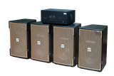 [Diện tích 160m2 + 02 Kênh] A928 Goldsound 2 vùng âm lượng 1500w + 4 loa Goldsound V238 Gold 238w, loa được thiết kế riêng cho quán, bật lớn không tạp âm, miễn phí công lắp đặt, bảo hành dài hạn 5 năm.