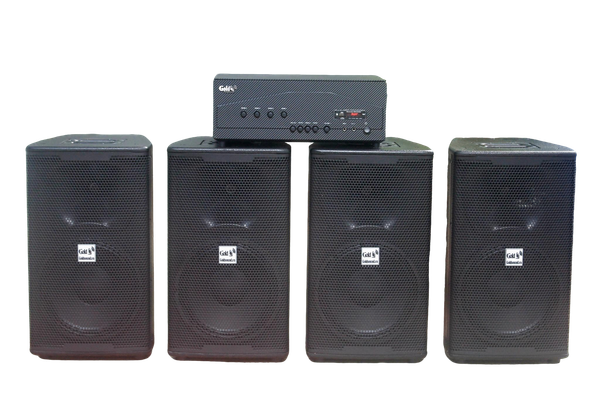 [Diện tích 160m2 + 04 Kênh] A917_TH-4K Goldsound 4 vùng âm lượng 1500w + 4 loa Goldsound V238_TH, Amply 4 - 6 vùng âm lượng, loa được thiết kế riêng cho quán, bật lớn không tạp âm, miễn phí công lắp đặt, bảo hành dài hạn 5 năm.