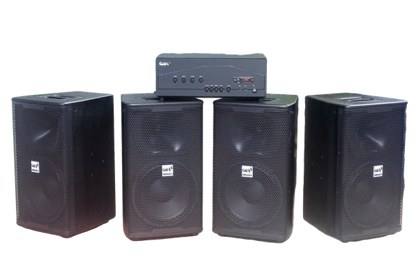 [Diện tích 160m2 + 04 Kênh] A917_TH-4K Goldsound 4 vùng âm lượng 1500w + 4 loa Goldsound V238_TH, Amply 4 - 6 vùng âm lượng, loa được thiết kế riêng cho quán, bật lớn không tạp âm, miễn phí công lắp đặt, bảo hành dài hạn 5 năm.