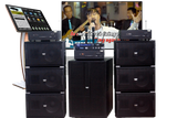 Dàn Karaoke kinh doanh K130 Goldsound (Loa V258PU-KA, Cục đẩy A958PU-2K, A957PU-1K, JBL KX180, Micro SLS S800,...)