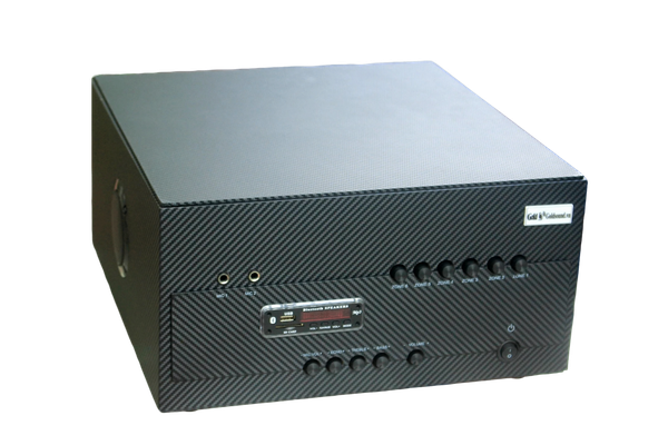 Âm ly A1800: 6 phân vùng đầu ra (1800w, đủ kết nối Bluetooth, RCA, AV, USB)