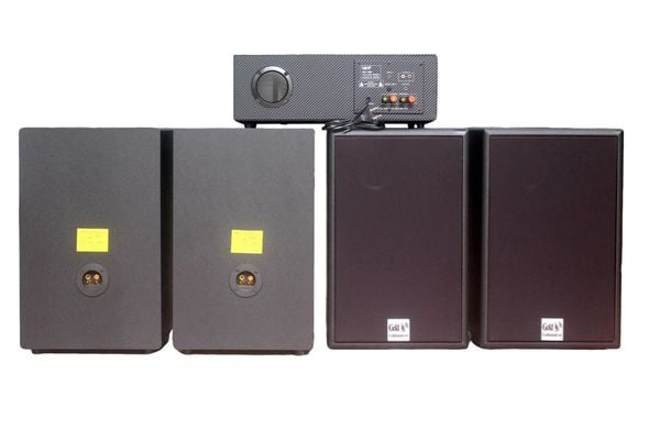 [Diện tích 160m2 + 02 Kênh] A938_TH Goldsound 2 vùng âm lượng 1500w + 4 loa Goldsound ngoài trời V230NT_TH 200w, loa được thiết kế riêng cho quán, bật lớn không tạp âm, miễn phí công lắp đặt, bảo hành 12 tháng