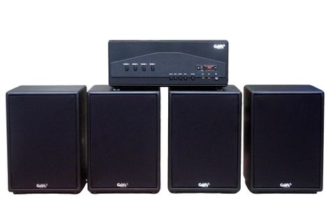 [Diện tích 200m2 + 04 Kênh] Amply A917-4K + 4 V230, Amply 4 - 6 vùng âm lượng, loa được thiết kế riêng, bật lớn không tạp âm, miễn phí công lắp đặt, bảo hành dài hạn 5 năm.