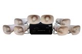 [Loa thông báo] Amply A907PU-100V + 8 Ne20w, Amply hai vùng âm lượng, loa được thiết kế riêng, bật lớn không tạp âm, miễn phí công lắp đặt, bảo hành dài hạn 12 tháng