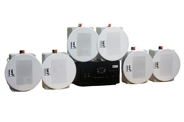 [Diện tích 120m2 + 2 Kênh] A907 Goldsound 2 vùng âm lượng 900w + 6 loa âm trần Goldsound VAT28 28w, loa được thiết kế riêng cho quán, bật lớn không tạp âm, miễn phí công lắp đặt, bảo hành dài hạn 5 năm