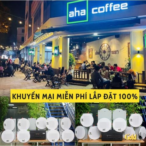 11 lựa chọn loa cho quán cafe, loa nhà hàng, Amply 4 - 6 vùng âm lượng, loa được thiết kế riêng cho quán, bật lớn không tạp âm, miễn phí công lắp đặt, bảo hành dài hạn 5 năm.