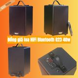 Loa Goldsound G23, công suất 40w, Bass 4 inch, Tress 2 inch, bluetooth 5.0, cổng rca, khe usb, thiết kế loa thùng gỗ cao 33 cm, rộng 20 cm, sâu 20 cm. Bảo hành 12 tháng