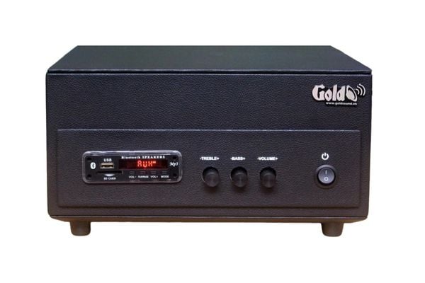 Amply A156PU_SG Goldsound (200w, đủ kết nối Bluetooth, RCA, AV, USB) - Amply gold4cafe, loa cho quán, loa cho nhà hàng, spa