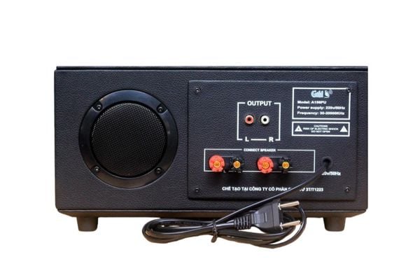Amply A156PU_SG Goldsound (200w, đủ kết nối Bluetooth, RCA, AV, USB) - Amply gold4cafe, loa cho quán, loa cho nhà hàng, spa