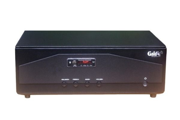 Cục đẩy công suất A938PU-2K_SG Goldsound (1500w, 2 phân vùng đầu ra, đủ kết nối Bluetooth, RCA, AV, USB)