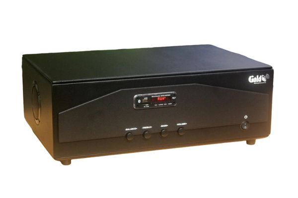 Cục đẩy công suất A938PU-2K_TH Goldsound (1500w, 2 phân vùng đầu ra, đủ kết nối Bluetooth, RCA, AV, USB)