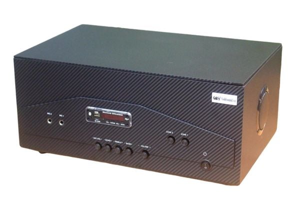 Amply A928-2K_SG Goldsound (công suất 1500w, 2 phân vùng đầu ra, đủ kết nối Bluetooth, RCA, AV, USB)