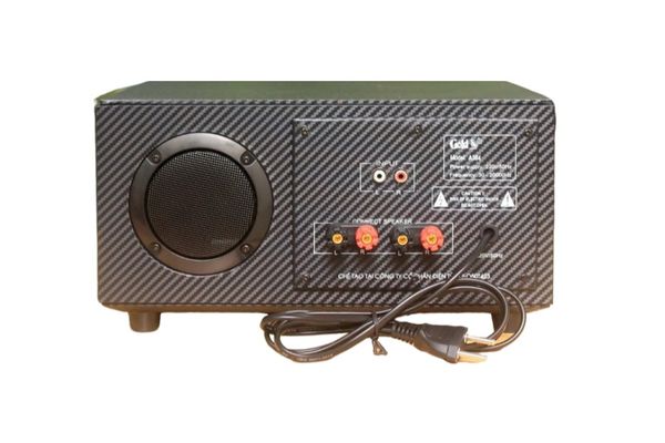 Amply tổng A384_TH Goldsound 2 phân vùng đầu ra (380w, đủ kết nối Bluetooth, RCA, AV, USB) chuyên dụng cho quán cafe, nhà hàng