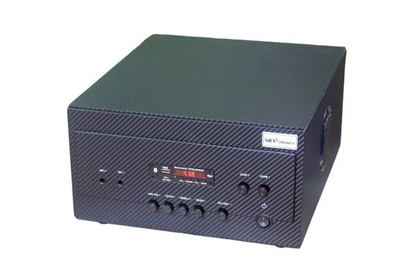 Loa nhà hàng: Amply tổng A907 (2 phân vùng đầu ra, 900w, đủ kết nối Bluetooth, RCA, AV, USB) chuyên dụng cho quán cafe, nhà hàng.