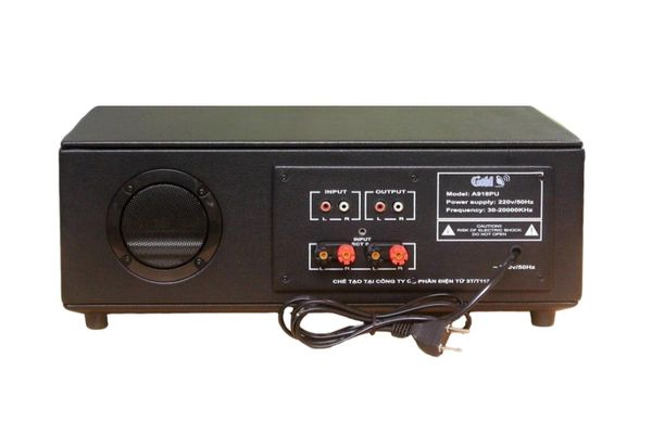 Amply A918PU-2K (2 phân vùng đầu ra, 1200w, đủ kết nối Bluetooth, RCA, AV, USB)