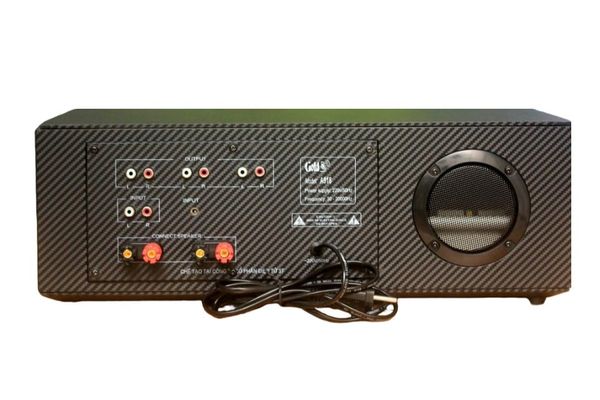 Amply cho quán: A918_DA Goldsound (2 phân vùng đầu ra, 1200w, đủ kết nối Bluetooth, RCA, AV, USB)