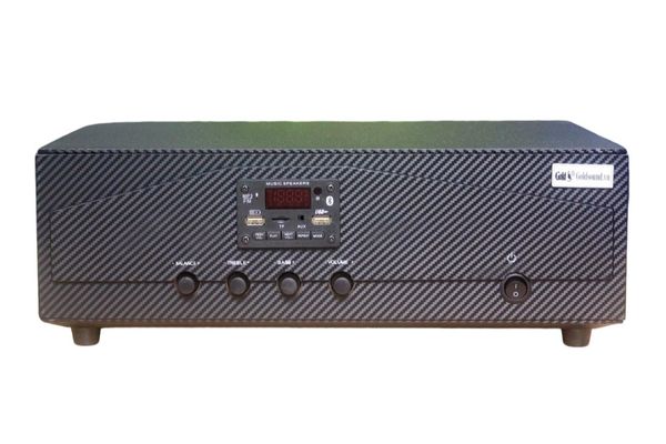 Amply cho quán: A918 Goldsound (2 phân vùng đầu ra, 1200w, đủ kết nối Bluetooth, RCA, AV, USB)