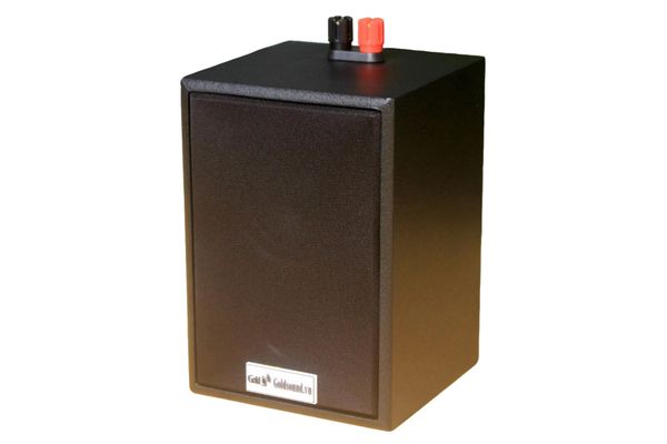 Loa vệ tinh treo tường Goldsound V12-SG Gold4cafe (1 loa)- 12w, củ loa toàn dải cả âm Bass &Tress 3 inch, loa được thiết kế đập chậm để phù hợp với style quán dịch vụ, kích thước (Rộng*Cao*Sâu): 13*18*12.5 cm; chất liệu thùng gỗ 100%. Bảo hành 60 tháng