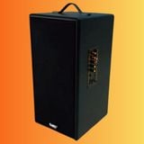 Loa di động D165PU-PI, pin 4-6h, công suất 165w, bass 20 cm, treble 10 cm, bluetooth 5.0, cổng cắm Micro, cổng rca, khe usb, thiết kế loa thùng gỗ cao 57 cm, rộng 28 cm, sâu 30 cm. Bảo hành 12 tháng