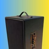 Loa di động D165PU-PI, pin 4-6h, công suất 165w, bass 20 cm, treble 10 cm, bluetooth 5.0, cổng cắm Micro, cổng rca, khe usb, thiết kế loa thùng gỗ cao 57 cm, rộng 28 cm, sâu 30 cm. Bảo hành 12 tháng