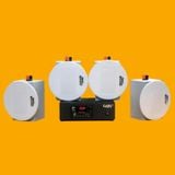 [Diện tích 60m2 + 1 Kênh] Gold4Cafe 4.0: Amply A2.0 + 4 loa âm trần VAT12, loa được thiết kế riêng cho quán, bật lớn không tạp âm, bảo hành dài hạn 5 năm.