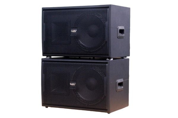 Loa V258PU - KA Goldsound (số lượng 1 loa), công suất 400w, loa bass 30 cm, treble kèn, kích thước rộng 60 cm, cao 40 cm, sâu 36 cm, phủ da cao cấp, bảo hành dài hạn 5 năm.