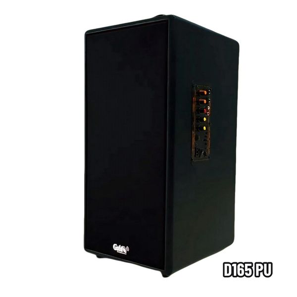 Loa KARAOKE D165PU, công suất 165w, bass 20 cm, treble 10 cm, bluetooth 5.0, cổng cắm Micro, cổng rca, khe usb, thiết kế loa thùng gỗ cao 57 cm, rộng 28 cm, sâu 30 cm. Bảo hành 12 tháng