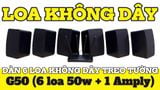 Dàn loa không dây treo tường G50 (01 bộ phát + 6 loa treo tường)