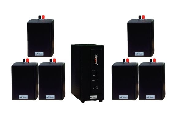 [Diện tích 100m2] Gold4cafe AM6.0_SG (01 amply + 06 loa treo tường), loa được thiết kế riêng cho quán, bật lớn không tạp âm, bảo hành dài hạn 5 năm.