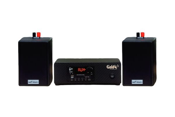 1 amply A2.0 + 2 loa V15: Amply, loa thông báo phát nhạc nền tự động được thiết kế riêng cho quán, bật lớn không tạp âm, bảo hành dài hạn 5 năm.