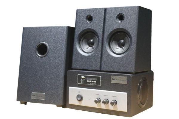 Loa vi tính W70 – 2019: có âm ly rời.