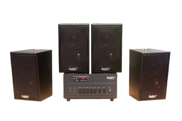 [Diện tích 80m2 + 02 Kênh] A384 Goldsound 2 vùng âm lượng 380w + 4 loa Goldsound V40C 40w, loa được thiết kế riêng cho quán, bật lớn không tạp âm, miễn phí công lắp đặt, bảo hành dài hạn 5 năm.