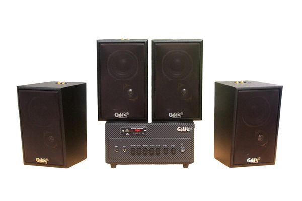 [Diện tích 80m2 + 02 Kênh] A384_TH Goldsound 2 vùng âm lượng 380w + 4 loa Goldsound V40C_TH 40w, loa được thiết kế riêng cho quán, bật lớn không tạp âm, miễn phí công lắp đặt, bảo hành dài hạn 5 năm.