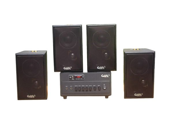 [Diện tích 80m2 + 02 Kênh] A384_SG Goldsound 2 vùng âm lượng 380w + 4 loa Goldsound V40C_SG 40w, loa được thiết kế riêng cho quán, bật lớn không tạp âm, miễn phí công lắp đặt, bảo hành dài hạn 5 năm.