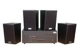 [Diện tích 80m2 + 04 Kênh] A384_DA-4K Goldsound 4 vùng âm lượng 800w + 4 loa Goldsound V40C_DA, Amply 4 - 6 vùng âm lượng, loa được thiết kế riêng cho quán, bật lớn không tạp âm, miễn phí công lắp đặt, bảo hành dài hạn 5 năm.
