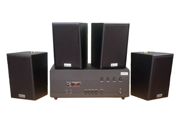 [Diện tích 80m2 + 04 Kênh] A384_DA-4K Goldsound 4 vùng âm lượng 800w + 4 loa Goldsound V40C_DA, Amply 4 - 6 vùng âm lượng, loa được thiết kế riêng cho quán, bật lớn không tạp âm, miễn phí công lắp đặt, bảo hành dài hạn 5 năm.