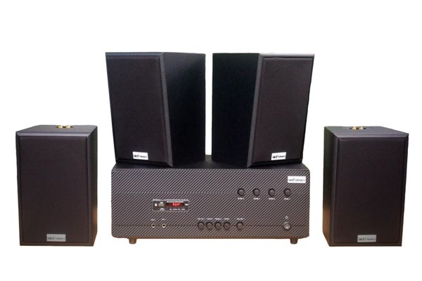 [Diện tích 80m2 + 04 Kênh] A384_TH-4K Goldsound 4 vùng âm lượng 800w + 4 loa Goldsound V40C_TH, Amply 4 - 6 vùng âm lượng, loa được thiết kế riêng cho quán, bật lớn không tạp âm, miễn phí công lắp đặt, bảo hành dài hạn 5 năm.