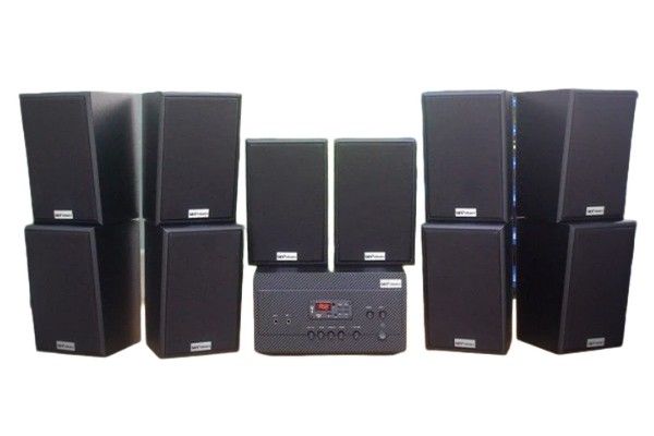 [Diện tích 200m2 + 02 Kênh] A917_DA Goldsound 2 vùng âm lượng 1200w + 10 loa Goldsound V40C_DA 40w, loa được thiết kế riêng cho quán, bật lớn không tạp âm, miễn phí công lắp đặt, bảo hành dài hạn 5 năm.